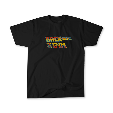 BACK TO THE GYM TEE BLACK